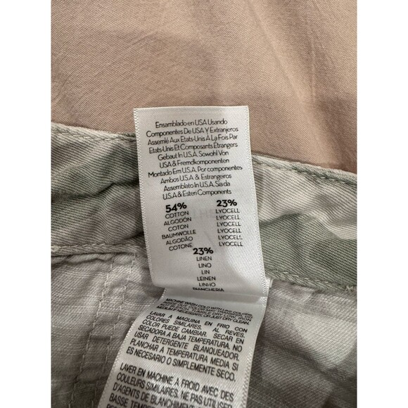 Mother Womens Size 27 The Shaker Chop Crop Fray Pants Desert Print Camo Mid Rise - Picture 5 of 9